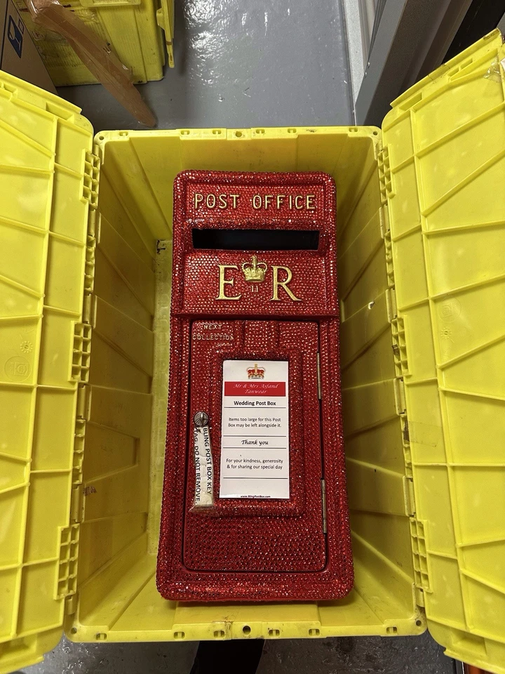 One Of A Kind - Hand Crafted -  Over 3000 Individual Diamanté Red Sparkle Stones - Image 2 of 4