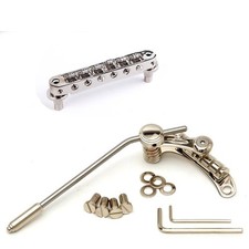 Duesenberg LES TREM II Nickel Tremolo + TonePro roller bridge
