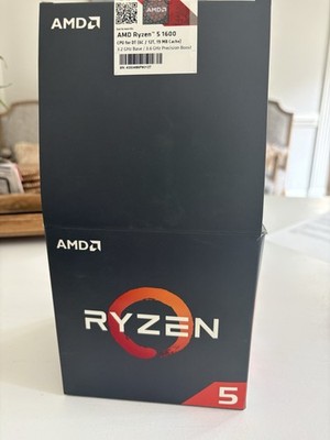 AMD Ryzen 5 1600 Desktop CPU 6-Core/12-Thread 3.2GHz Base 3.6GHz