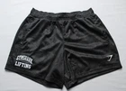 Gymshark Men's Regular Fit Lined Lifting Mesh 5" Shorts ZG3 Black Large