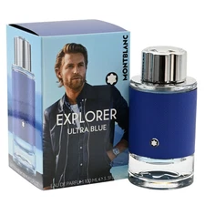 Explorer Ultra Blue Mont Blanc Men cologne for him EDP 3.3 / 3.4 oz New in Box