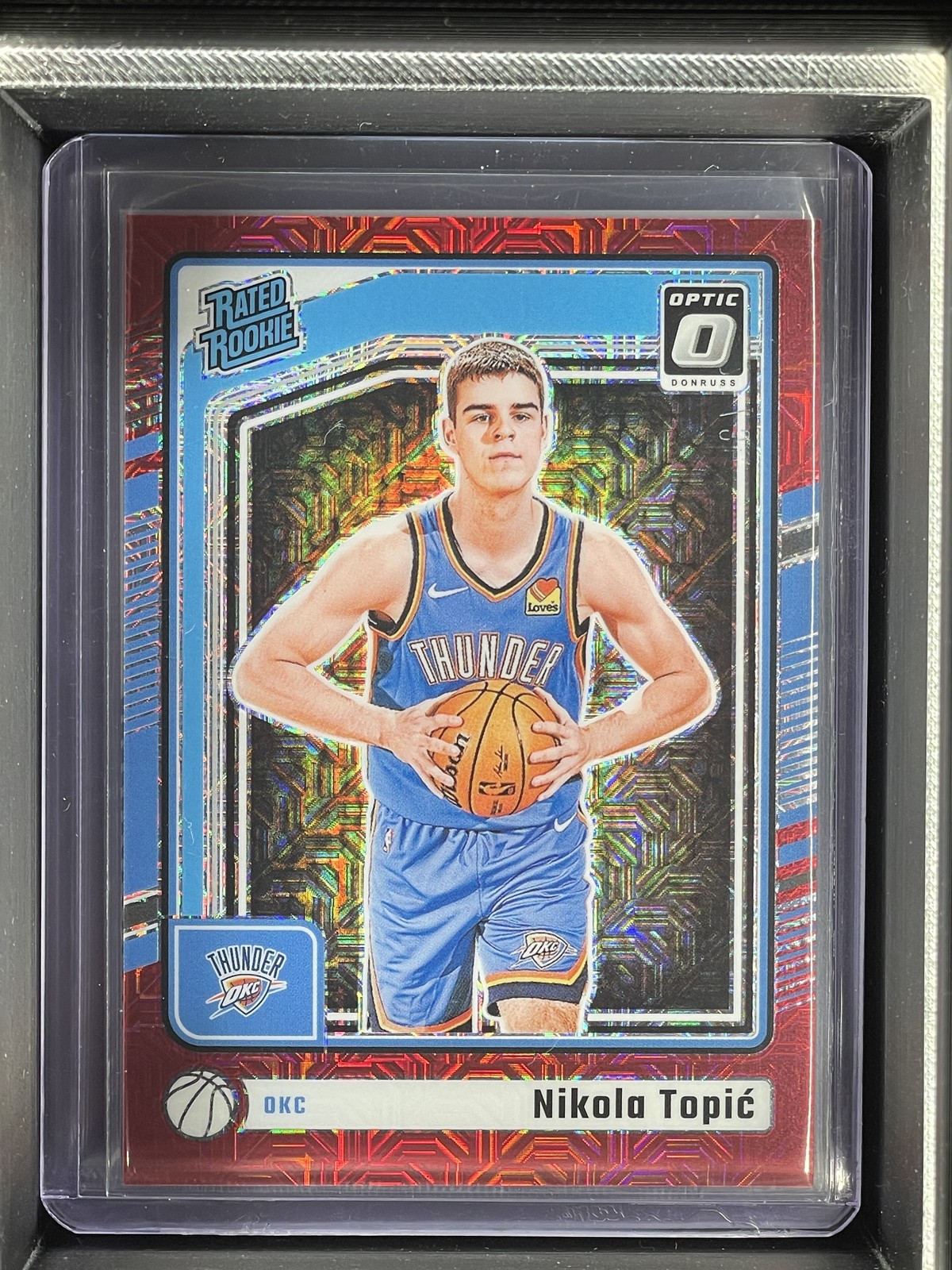 2024-25 Donruss Optic #278 Nikola Topic Choice Red #/88