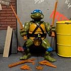 TMNT (Playmates, 1988) Vintage LEONARDO Action Figure NEAR COMPLETE Authentic