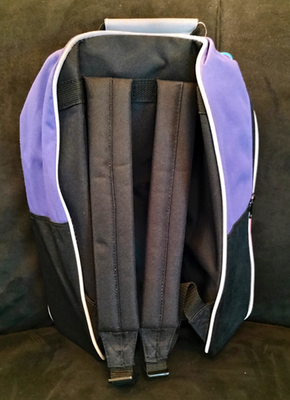 Vintage Furby Backpack Full Size Book Bag Pink Purple 1999 Tiger