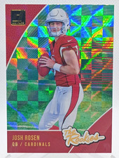 Josh Rosen 2018 Panini Donruss The Rookies Rookie Card #R-2. rookie card picture