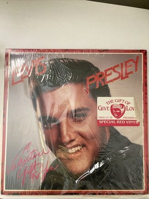 Elvis Presley A Valentine Gift For You Red Vinyl LP AFL1-5353 NM VG+ 50th