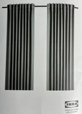 ikea PRAKTTIDLOSA Green Room Darkening Curtains 2 panels 50x98 205.514.30