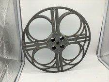 VINTAGE ANTIQUE 35mm FILM PROJECTOR REEL 2000' GOLDBERG BROS Cracked parts Decor