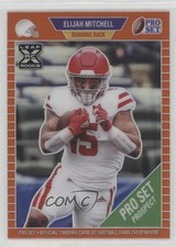 2021 Leaf Pro Set Metal Orange Rainbow 3/15 Elijah Mitchell #25 8o1