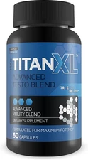 Max Titan XL Testosterone Booster for Men - Maximum Strength - Muscle Builder