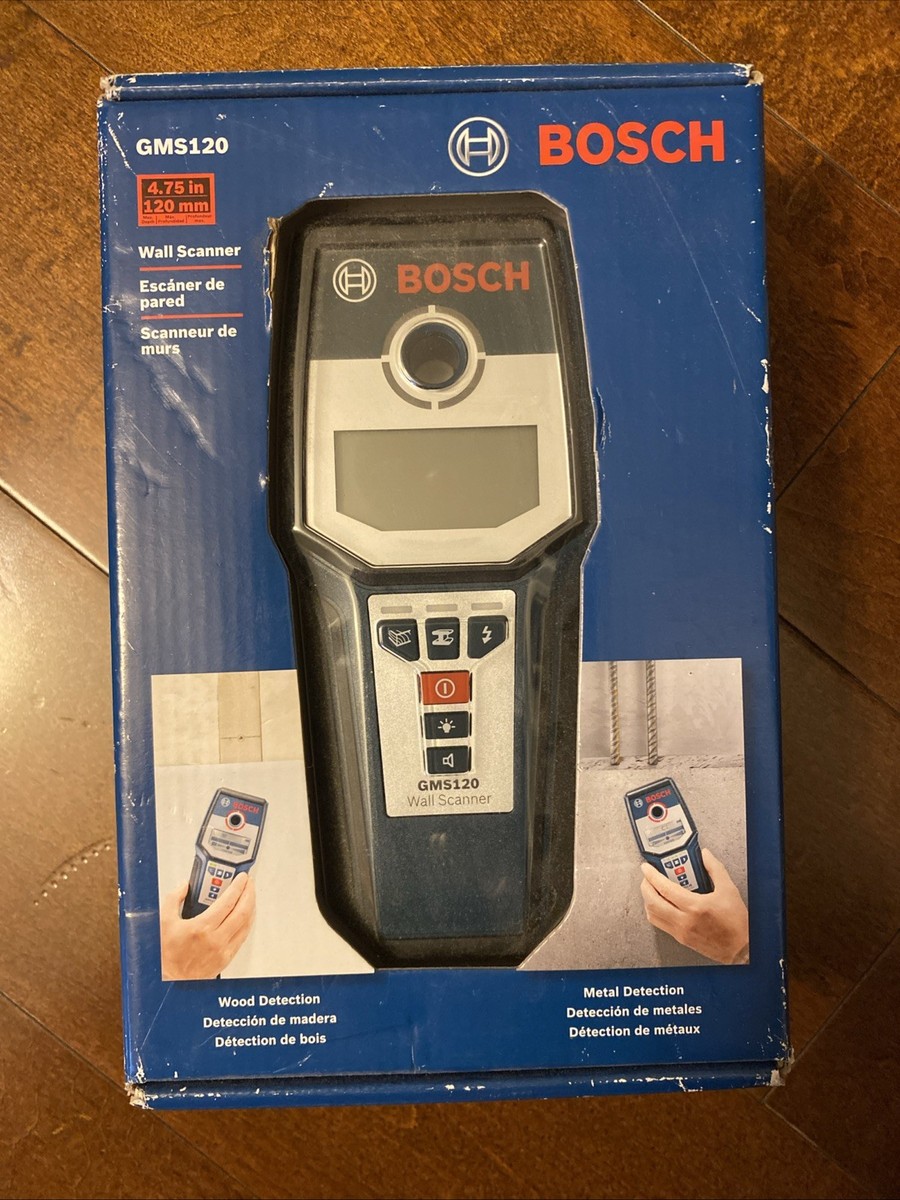BOSCH 探知機　GMS 120 PROFESSIONAL Bosch GMS120 Professional Digital Multi Wall Scanner w/ 9V Battery