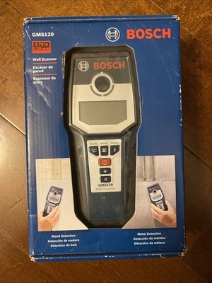 Bosch GMS120 Professional Digital Multi Wall Scanner w/ 9V Battery & Hand Strap