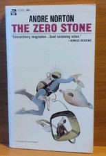 The Zero Stone by Andre Norton Ace 1968 Cover by Jeff Jones Like New