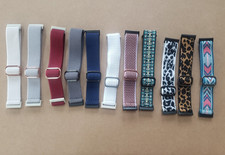 Fitbit Sense, Sense 2  Versa 3 and 4 replacement Bands, elastic, Lot of 11, New