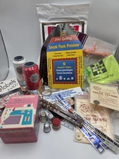Vtg. Lot Of Sewing/ Quilting Supplies