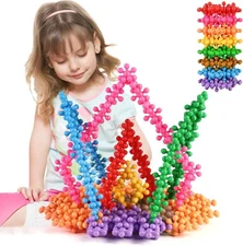 TOMYOU 200 Pieces Building Blocks Kids STEM Toys Educational Discs Sets... 