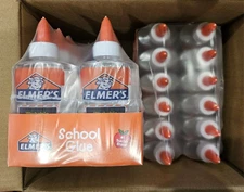 Elmer's Liquid School Glue, Clear, Washable, 5 Ounces Each, 24-pack 