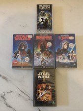 Star Wars VHS Collection 4 Tapes Uk Releases Great Condition