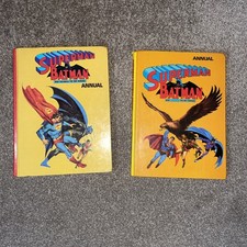 2 Vintage  Superman and Batman Annuals 1973/75  Unclipped  