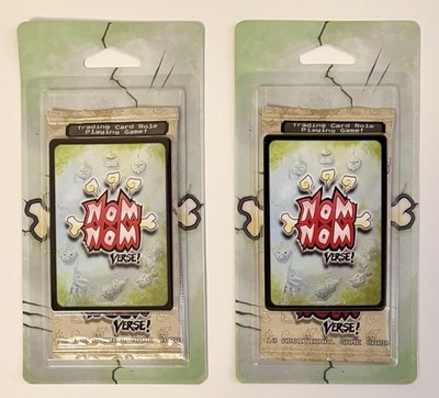 NomNom Verse TCG Sealed Blister KS Pack x 2 (TWO) Pack & Promo Card