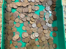 Lot of 500+ (10+ rolls) circulated SAN FRANCISCO S-mint Lincoln wheat cents. #16