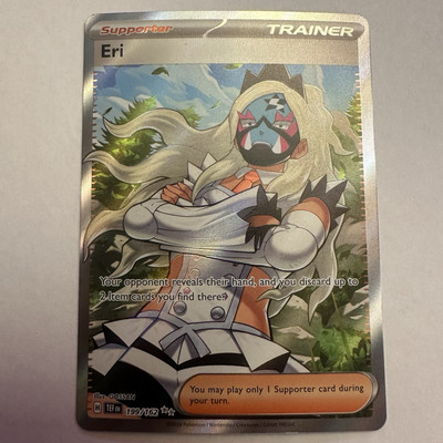 Eri 199/162 Full Art Ultra Rare Holo Temporal Forces Pokemon TCG FA Trainer