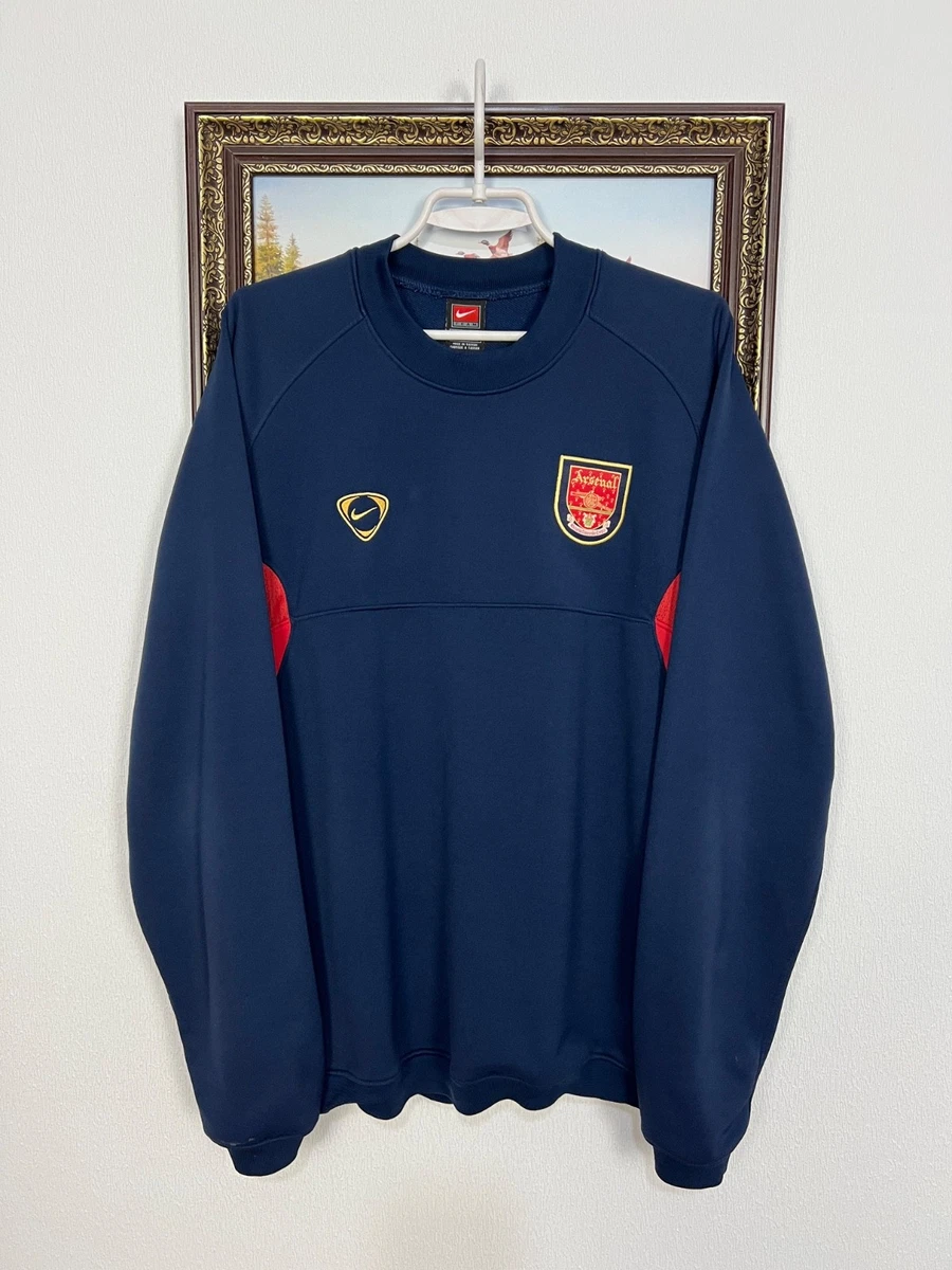 【激レア】NIKE Arsenal O2 トレーナー ネイビー Nike Arsenal Blue International Club Soccer Fan Apparel and