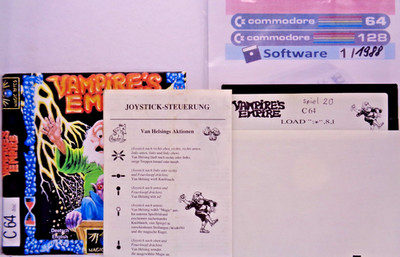 COMMODORE 64/128 -- VAMPIRE'S EMPIRE (MAGIC BYTES - DISK)