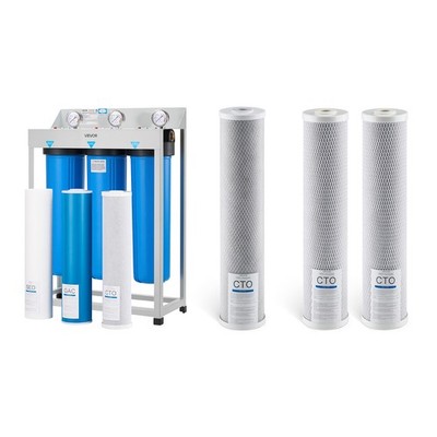 VEVOR Whole House Water Filter System/Replacement Cartridge GAC/IMR/KDF/PHO/SED
