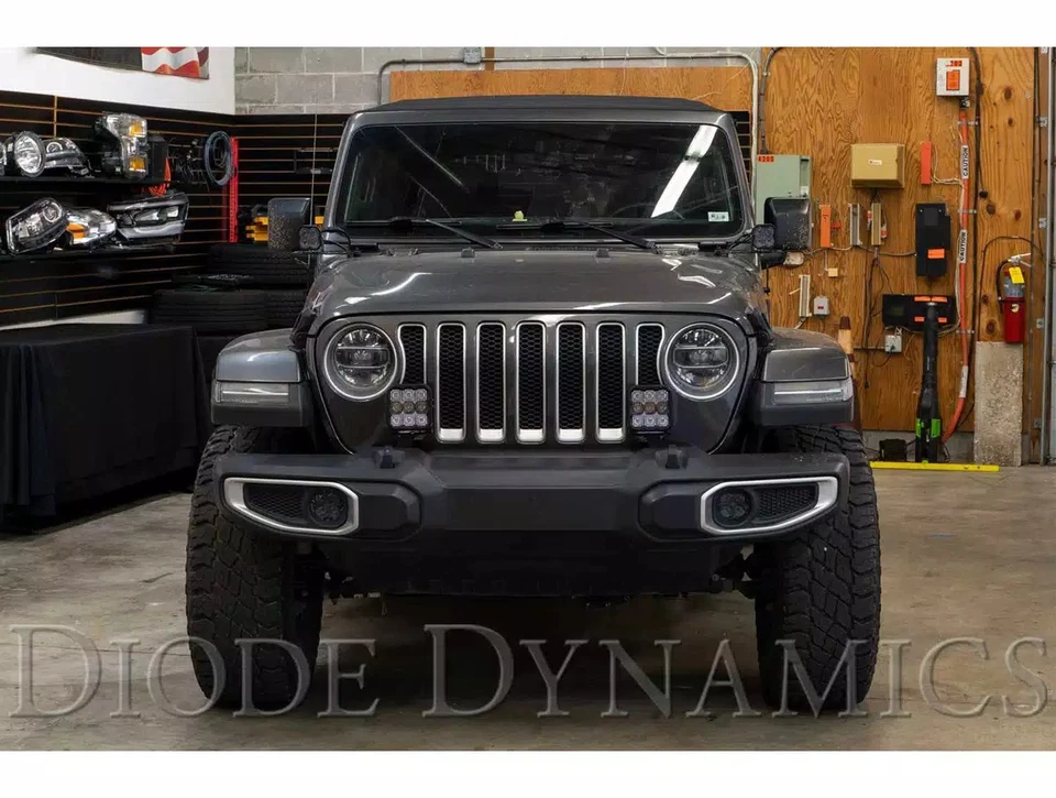 Diode Dynamic SS5 Bumper LED Cube Light Kit Fits 2007-2017 Jeep Wrangler JK — 第 4/4 张图片