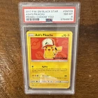 2017 POKEMON SM BLACK STAR PROMO I CHOOSE YOU! #SM109 ASH'S PIKACHU PSA 8