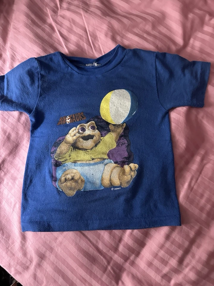 Camiseta De Colección Años 90 Disney Dinosaurios Bebé Sinclair Niños Jóvenes 2t 3t Rara Encontrar Foto 2 de 4