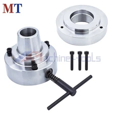 5C 5" Collet Lathe Chuck Closer W/ Semi-finished Adp.2-1/4" x 8 Thread Chuck