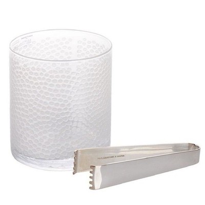 Egizia Ice Bucket Dotto Sugar with Tong Design Barware