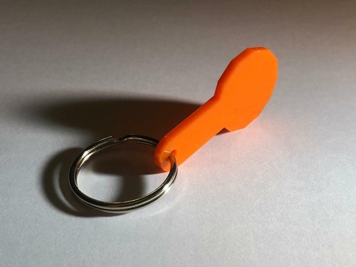 Shopping Trolley Token Reusable Keyring £1 Release Key - BUY 1 GET 2 more FREE! - Picture 17 of 20