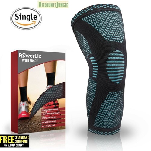 POWERLIX Knee Compression Sleeve Best Knee Brace for Men & Women