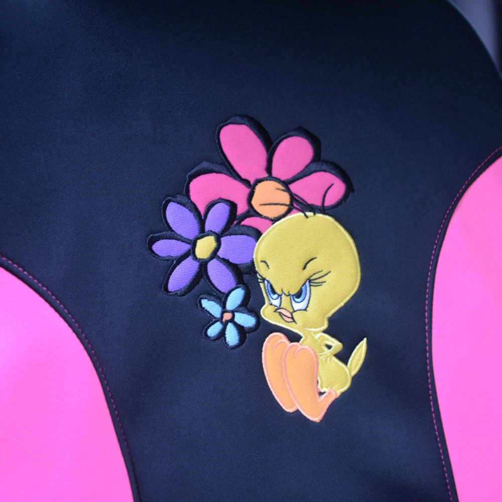 Waterproof Sassy Tweety Bird Cartoon Character Front Car Seat Covers (Pair)