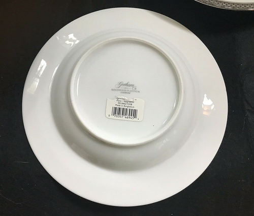 Gorham Ridgewood Platinum Rimmed Soup Bowl Set of 5 - Picture 3 of 5