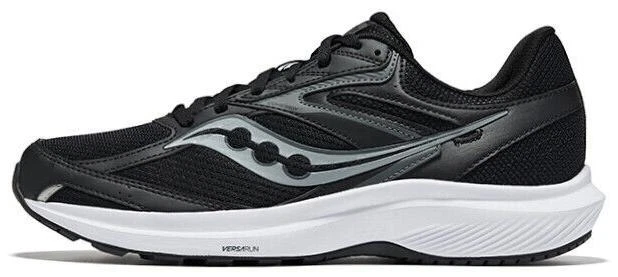 Saucony Cohesion 14 Mens Running Shoes Black Silver S20701-05 Size 11 Saucony Cohesion 14 Running Shoe – Men main image 3