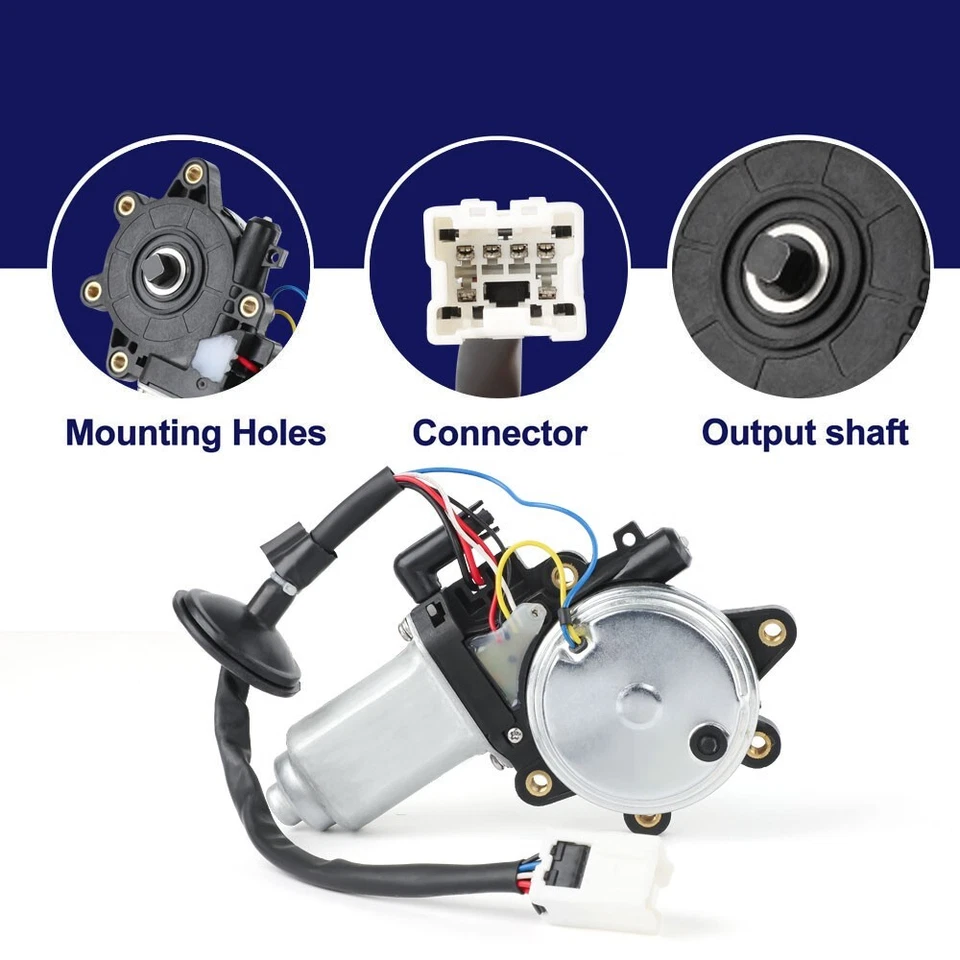 2X Window Motors For 03-07 Infiniti G35 & 03-09 Nissan 350Z Front Left And Right - Image 2 of 4