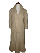 TINA TAYLOR PURE LINEN  SUIT  SIZE UK 12 NEW WITH TAGS RRP  245