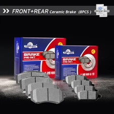 Front & Rear Ceramic Disc Brake Pads For Subaru Outback Legacy Baja Impreza