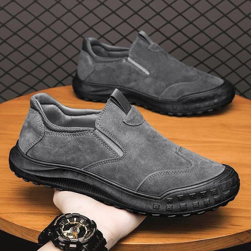 Mens Walking Driving Memory Foam Slip On Comfort Trainers Hiking Loafers Shoes* - Bild 9 von 20