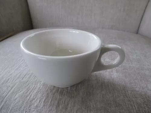 Vintage Made in the USA Homer Laughlin White Diner Mug Coffee Lead Free