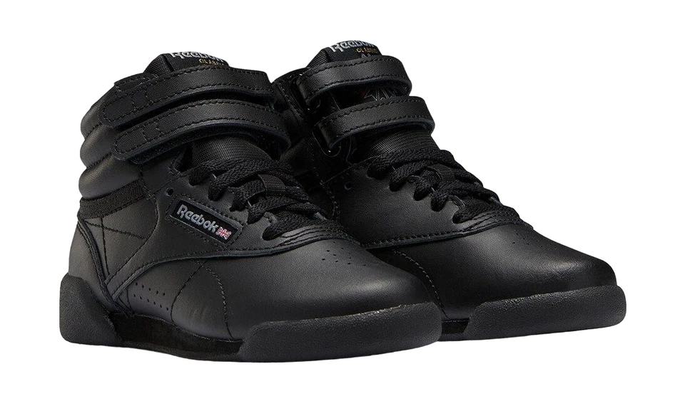 REEBOK KIDS FREESTYLE HIGH BLACK SNEAKER GX7228 100045576 F/S HI - Image 2 of 4