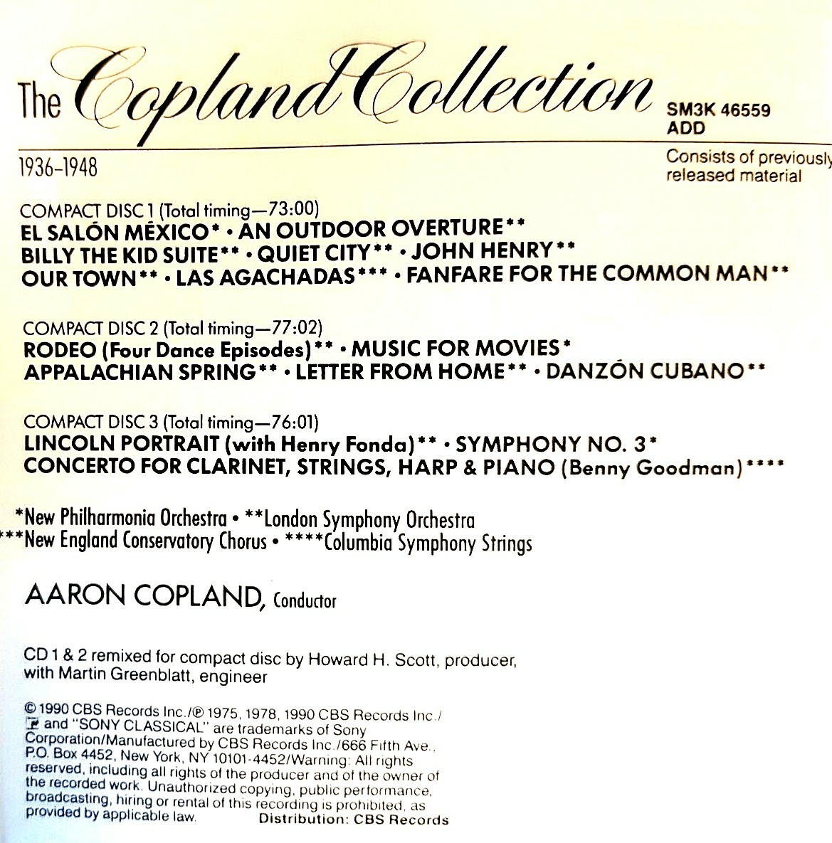 The Copland Collection - 