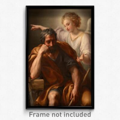 Anton Raphael Mengs - The Dream of St. Joseph Print 11x17 Art Poster