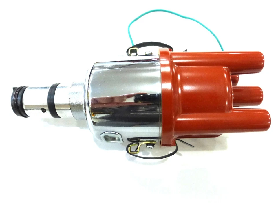 Kit de encendido VW bug CROMO Bosch bobina 009 estilo distribuidor 8 mm cables de silicona Foto 4 de 4