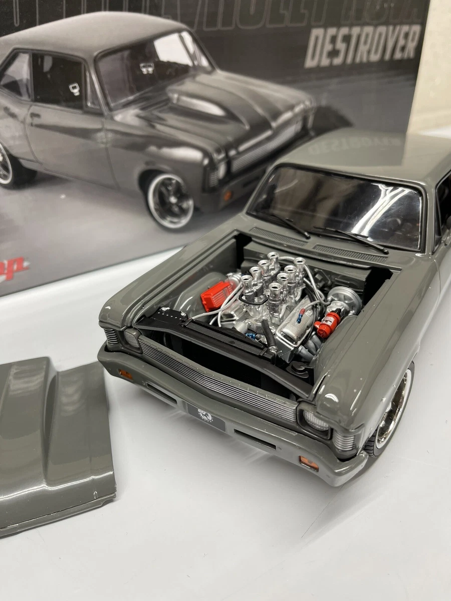 GMP 1970 Chevrolet Nova Destroyer Grey Street Fighter 1:18 Diecast 18957 NEW