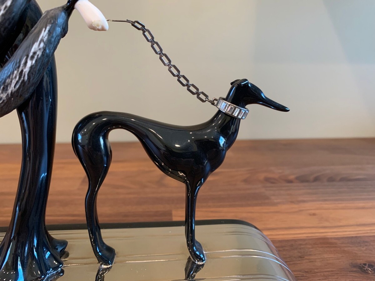 フランクリンミント　エルテ 　アールデコ　SYMDHONY IN BLACK Franklin Mint House of Erte Porcelain Figurine Symphony In